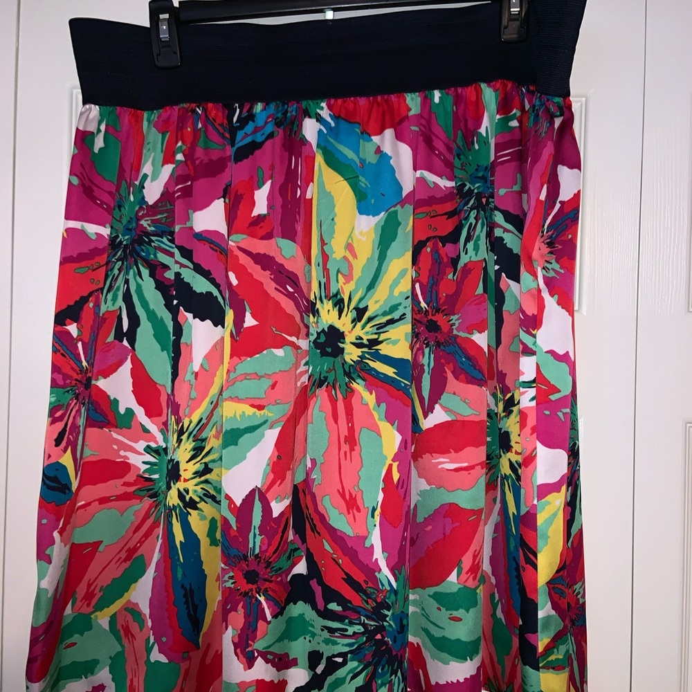 Bright Floral Skirt!